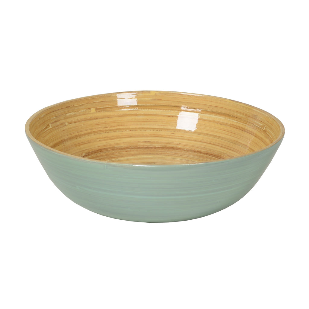 Large Shallow Bamboo Bowl - touchGOODS