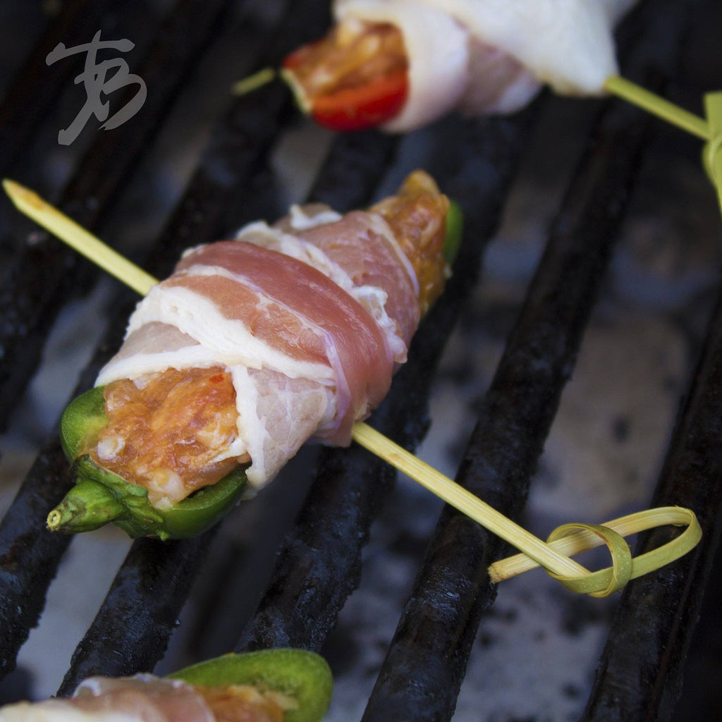 4" Bamboo Appetizer Picks with Looped Knot, 50 Pack - touchGOODS