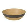 Large Shallow Matte Bamboo Serving Bowl - touchGOODS