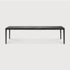 Oak Bok Black Extendable Dining Table - touchGOODS