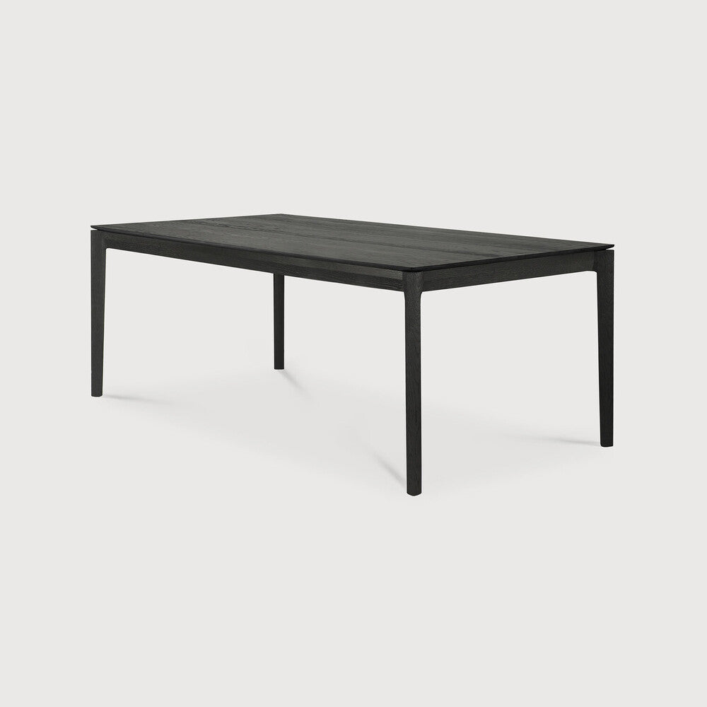 Oak Bok Black Extendable Dining Table - touchGOODS