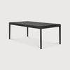 Oak Bok Black Extendable Dining Table - touchGOODS