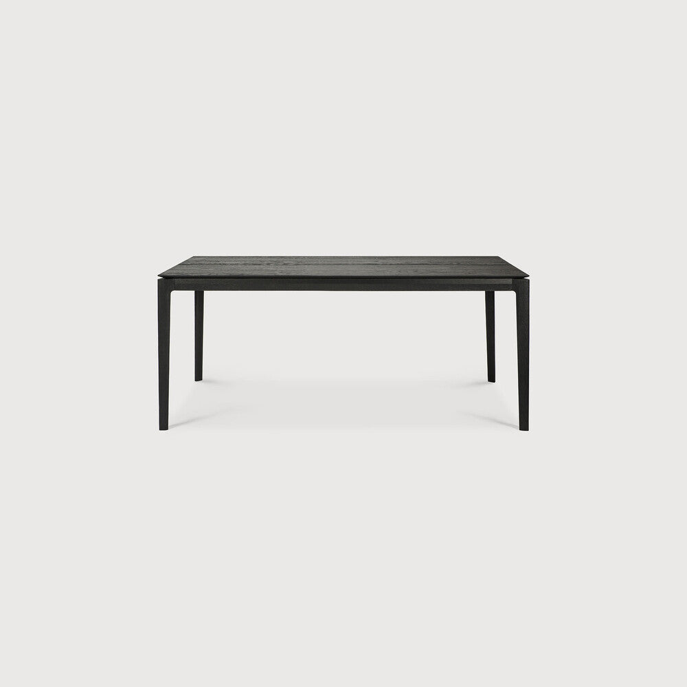 Oak Bok Black Extendable Dining Table - touchGOODS