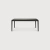 Oak Bok Black Extendable Dining Table - touchGOODS