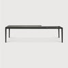 Oak Bok Black Extendable Dining Table - touchGOODS