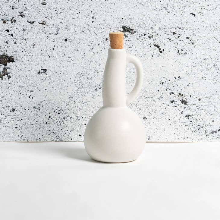 Stoneware Olive Oil Bottle | Dadasi 15 oz - touchGOODS