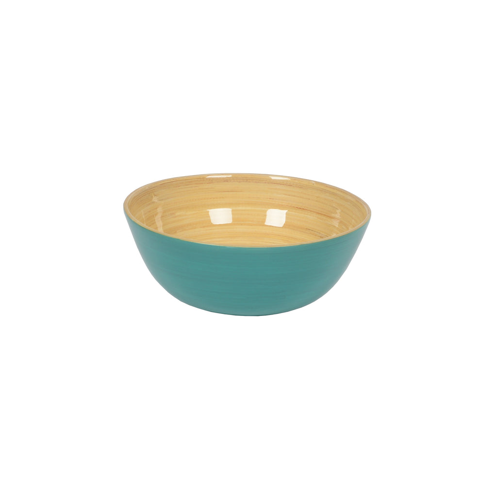Medium Shallow Bamboo Salad Bowl - touchGOODS