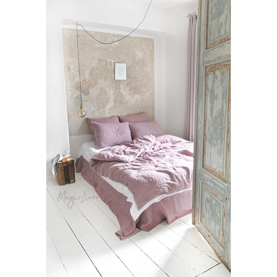 WOODROSE LINEN PILLOWCASE - touchGOODS