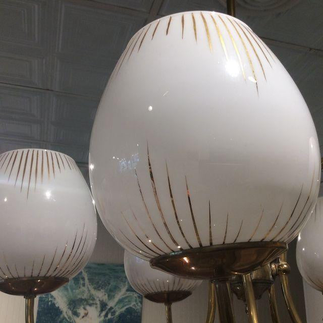 Mid-Century Italian 5 Arm Chandelier | touchGOODS