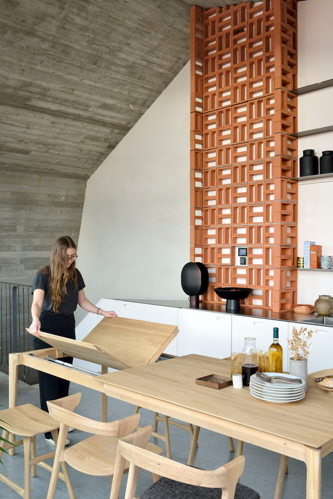 Oak Bok Extendable Dining Table - touchGOODS