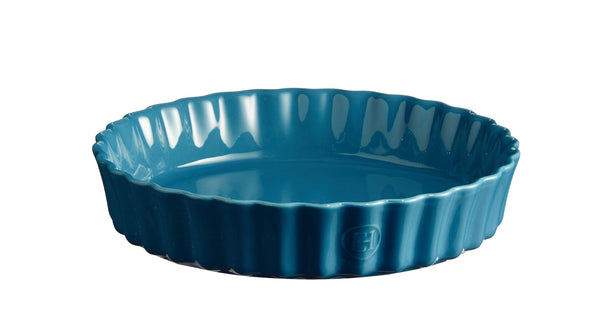 Deep Tart Dish - Mediterranean Blue - touchGOODS