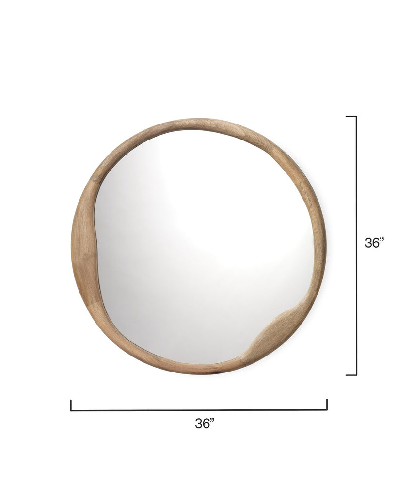 Organic Round Mirror - touchGOODS