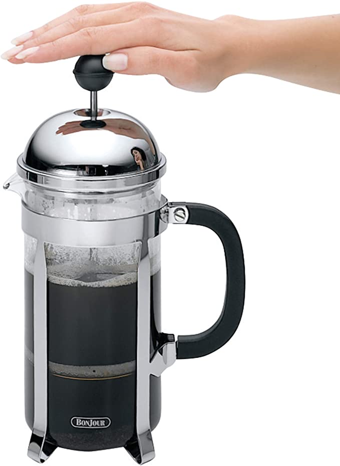 Maximus French Press Coffee Maker, 8 Cup, Stainless - touchGOODS