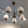 Mid-Century Italian 5 Arm Chandelier | touchGOODS