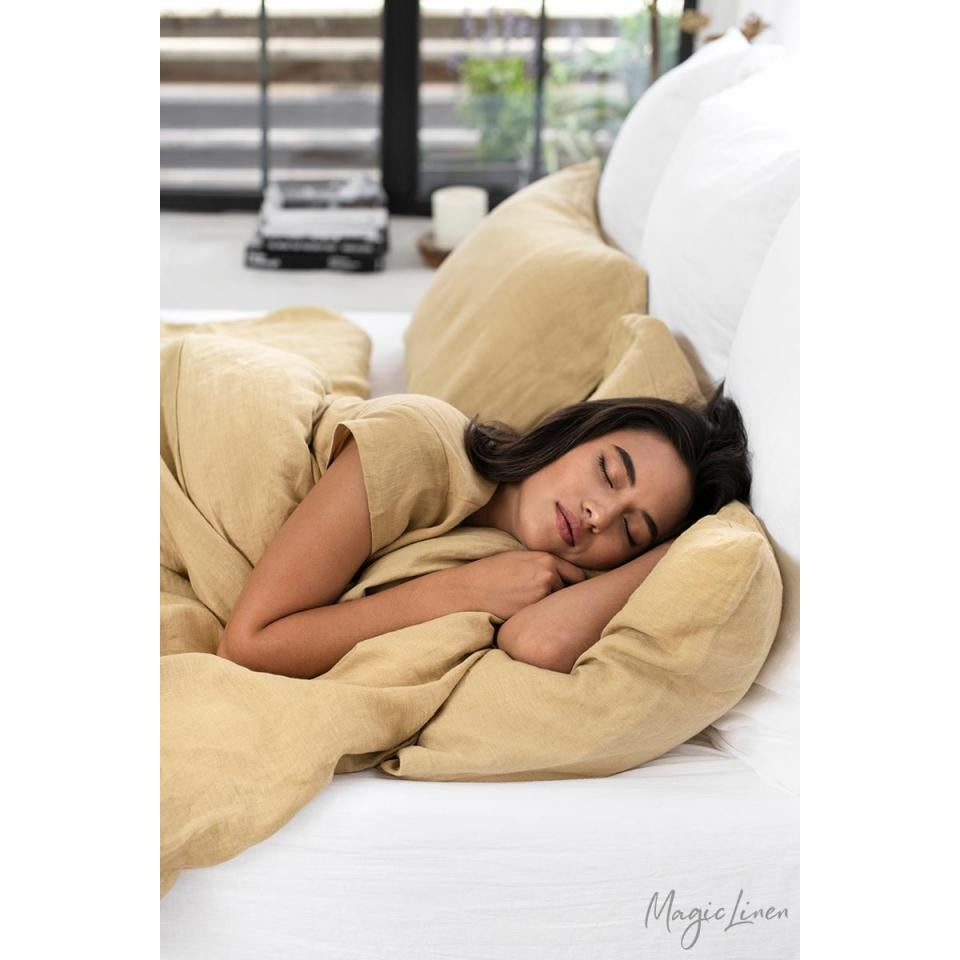 SANDY BEIGE LINEN PILLOWCASE - touchGOODS