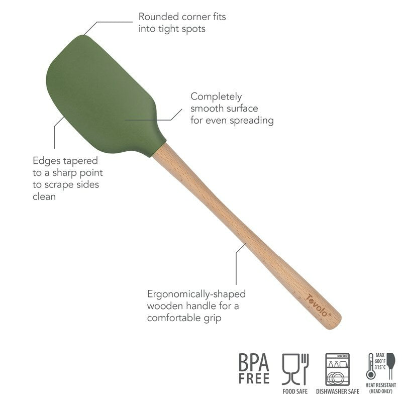 Flex-Core Wood Handled Spatula - touchGOODS