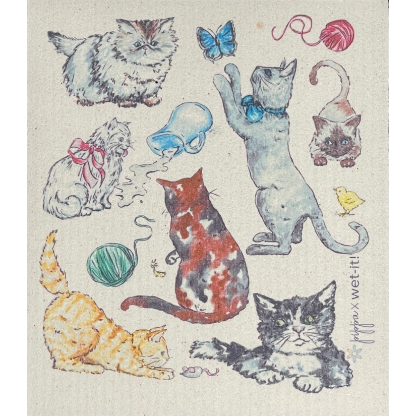 Fine Feline Swedish Cloth - touchGOODS