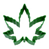 Green Marijuana Leaf 4" Cookie Cutter - touchGOODS