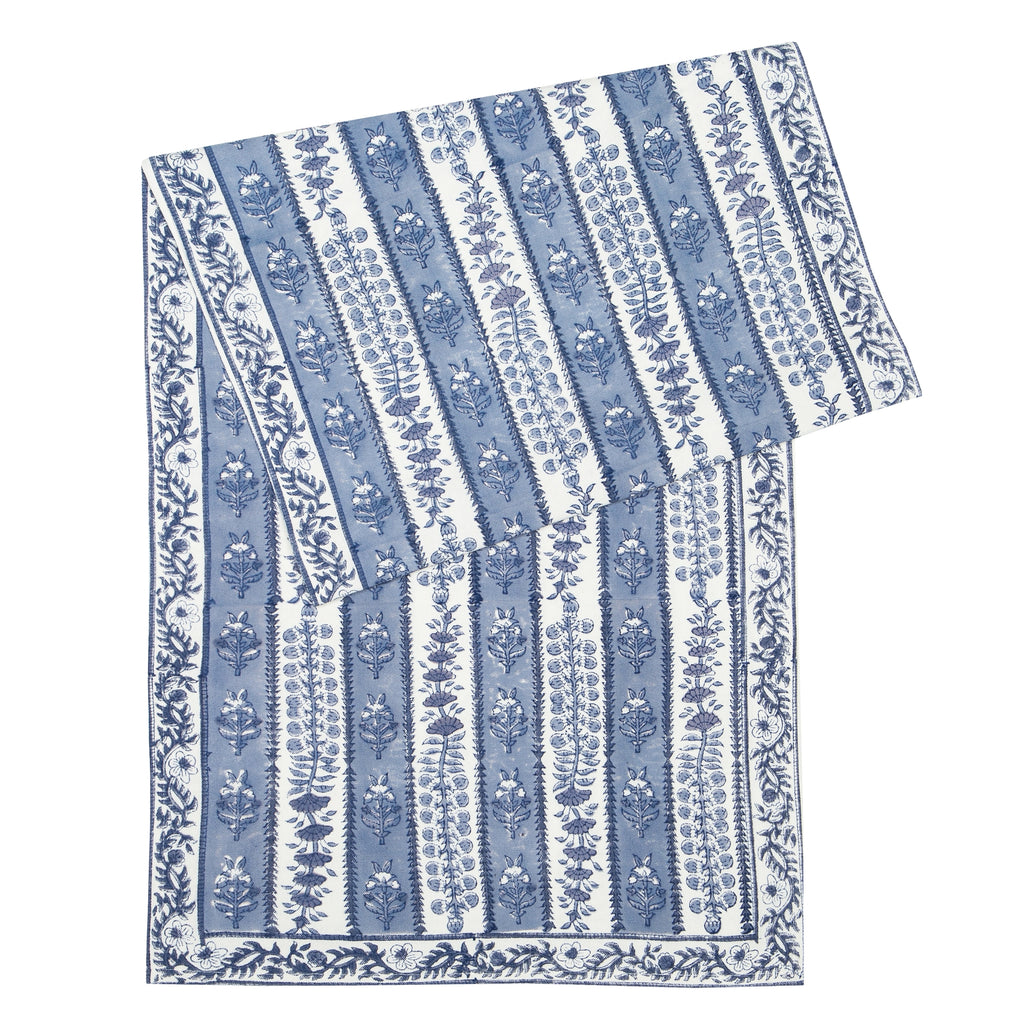 Provence Avignon Blue & Marine Tablecloth Runner - touchGOODS