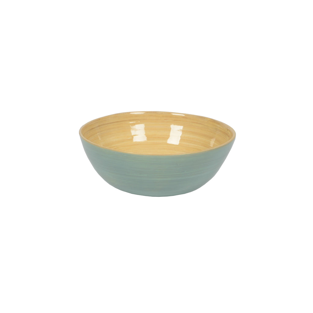 Medium Shallow Bamboo Salad Bowl - touchGOODS