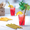 8-Pack Reusable Bamboo Drinking Straws, Dishwasher Safe - touchGOODS