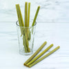 8-Pack Reusable Bamboo Drinking Straws, Dishwasher Safe - touchGOODS
