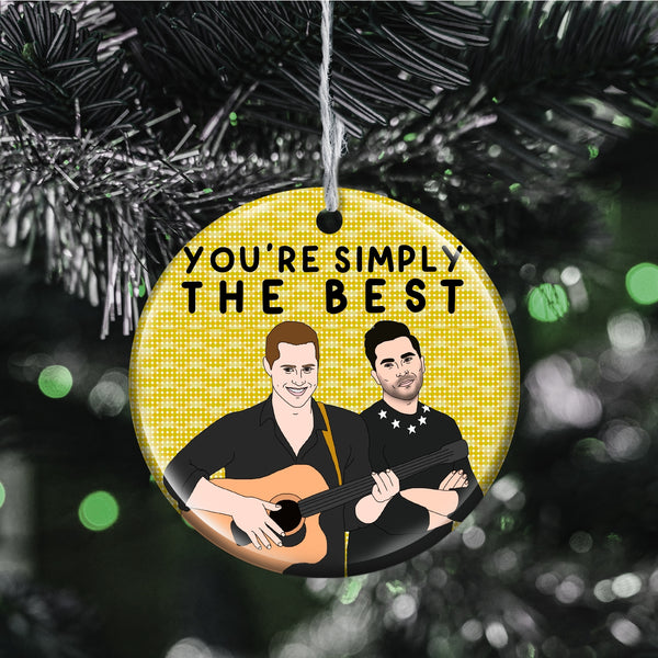 Schitt's Creek Simply the Best Ornament - touchGOODS