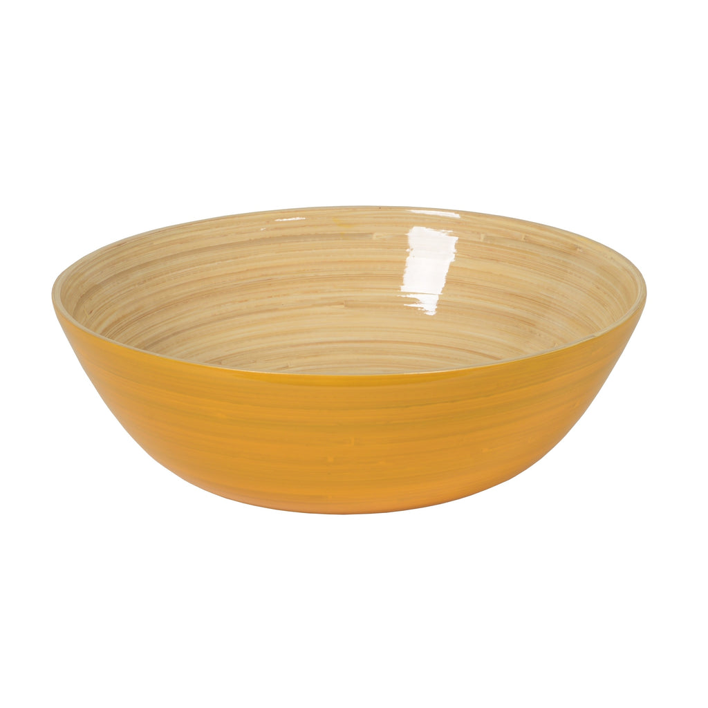 Large Shallow Bamboo Bowl - touchGOODS