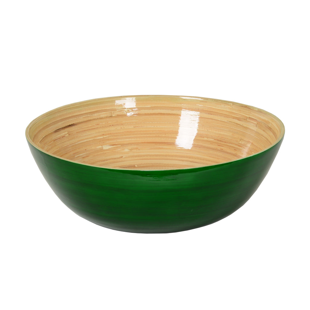 Large Shallow Bamboo Bowl - touchGOODS