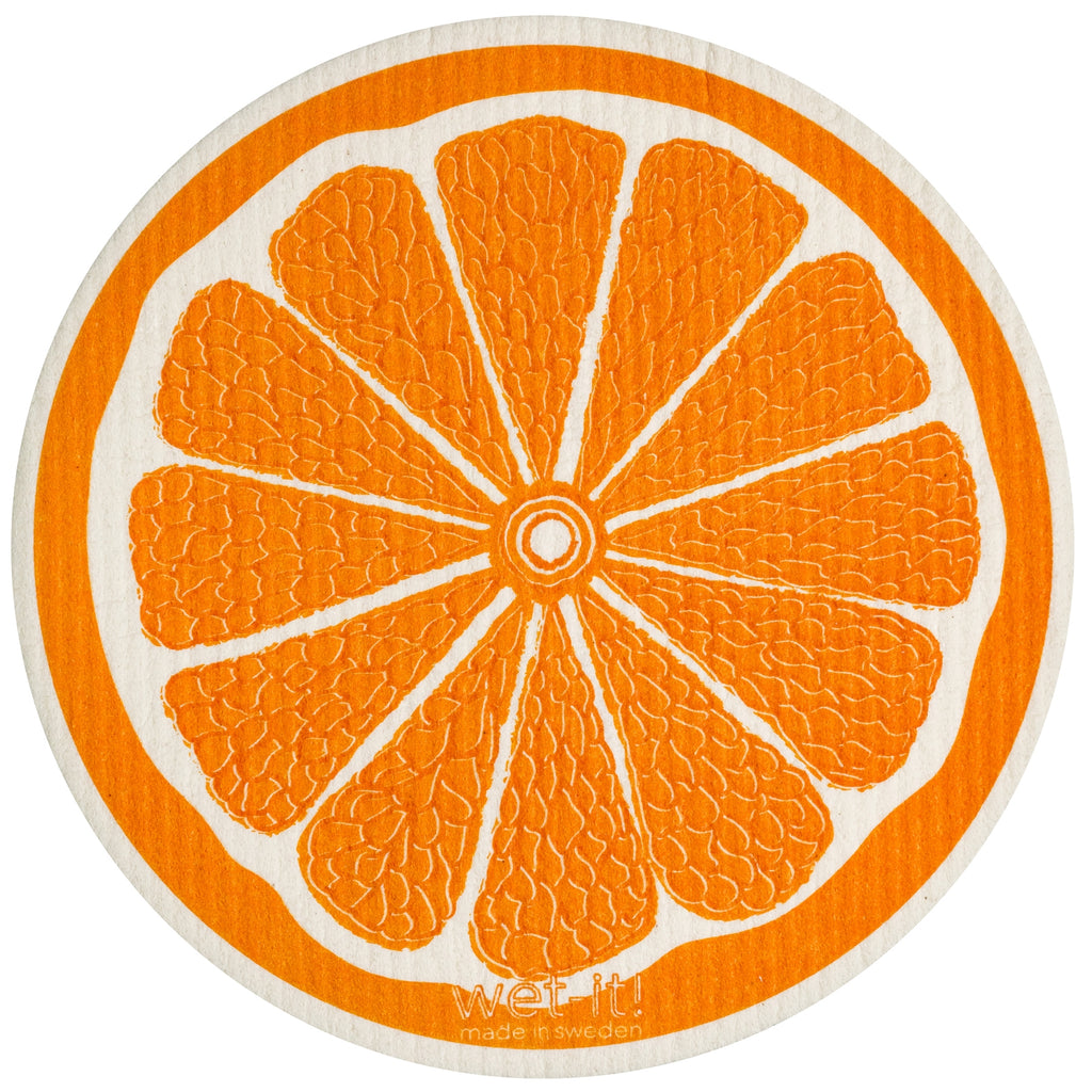 Orange Round Swedish Cloth - touchGOODS