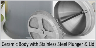 CERAMIC FRENCH PRESS (28OZ) - touchGOODS