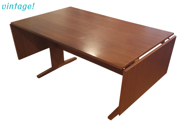 Mid-Century Danish Modern Teak Drop Leaf Dining Table | touchGOODS