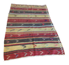 Vintage Turkish Striped Kilim Runner 3′4″ × 5′4″ | touchGOODS