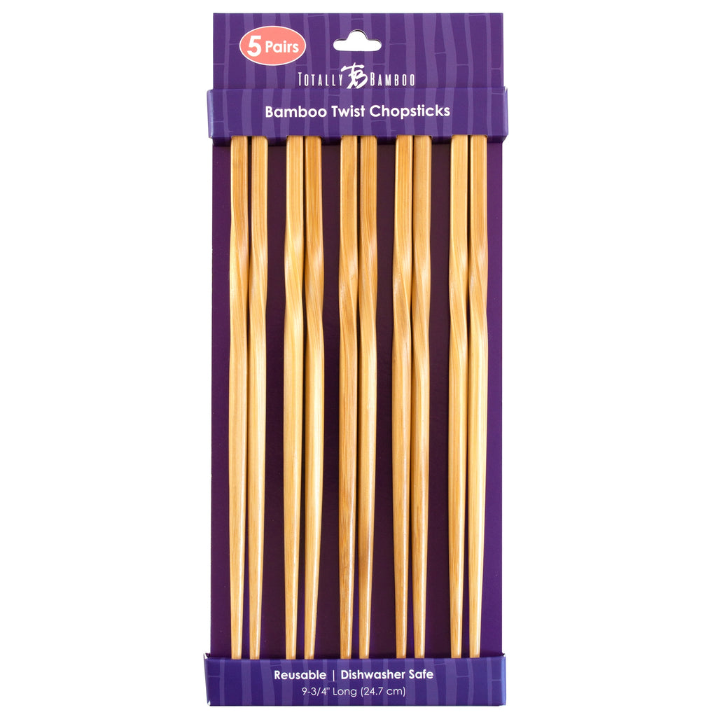 Reusable "Twist" Chopsticks, 5 Pairs - touchGOODS