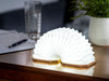 Smart Wood Accordian Lamp - touchGOODS