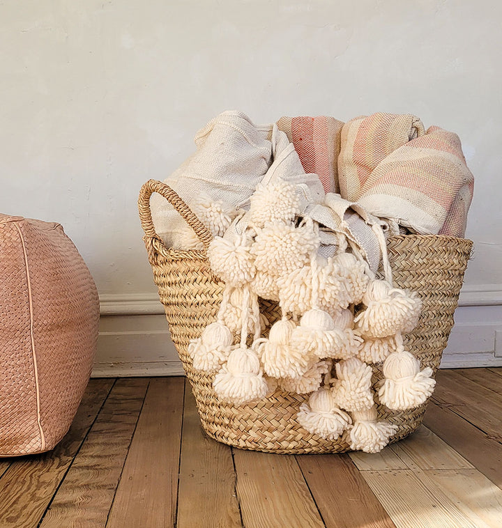 Hamza Woven Handle Basket - touchGOODS