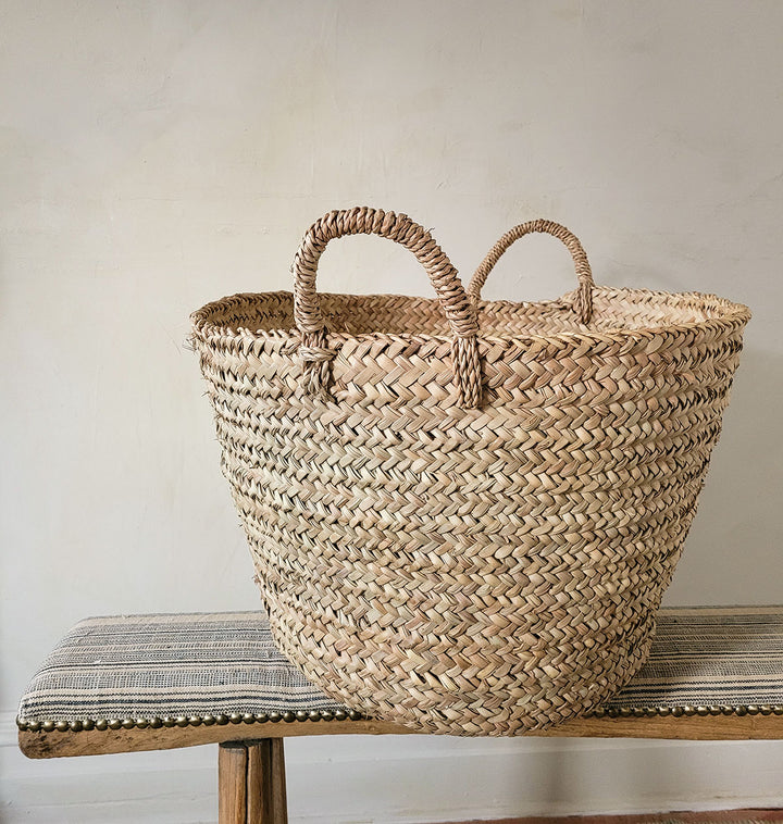 Hamza Woven Handle Basket - touchGOODS