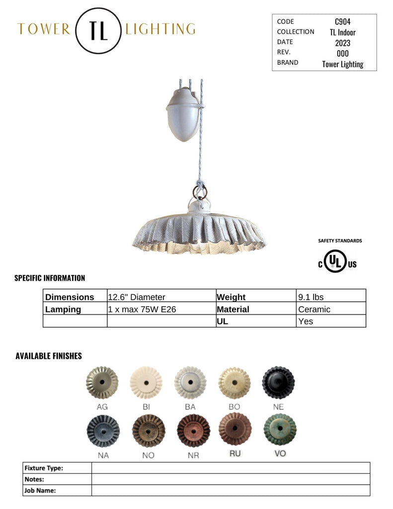 C904-C905 Classic Tovaglia Pendant - touchGOODS
