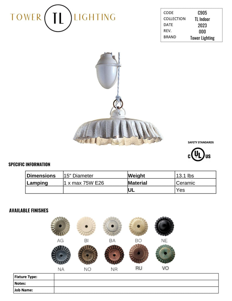 C904-C905 Classic Tovaglia Pendant - touchGOODS
