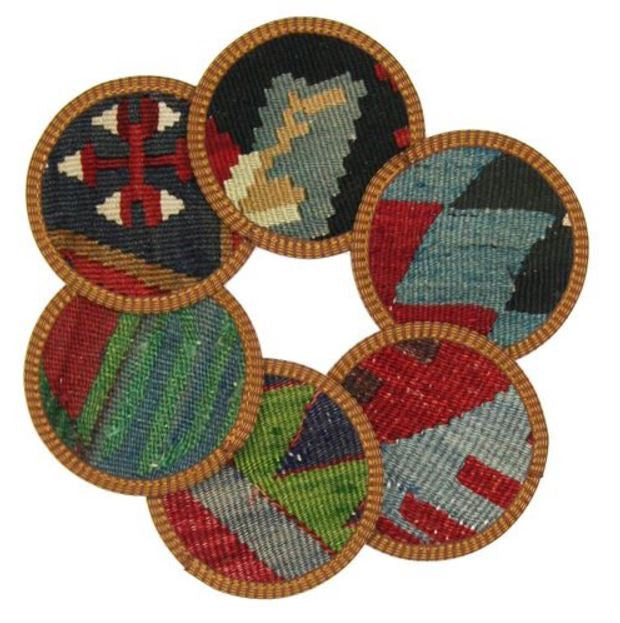 Assorted Kilim Coasters | touchGOODS