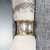 Concave Metallic Napkin Rings Set of 4 - touchGOODS