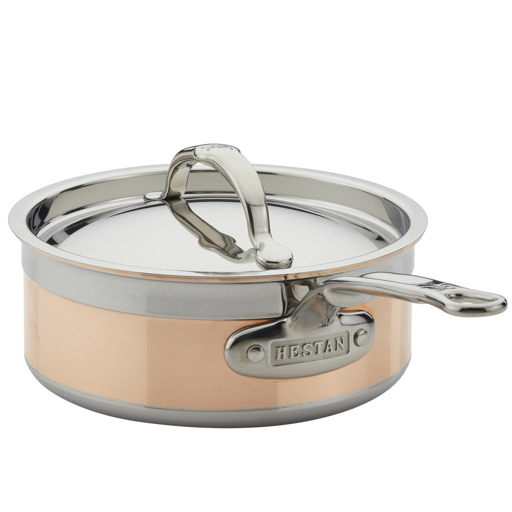 Induction Copper Saucepan with Lid - touchGOODS