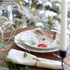 Deer Friends Set 4 Salad Plates 9", White - touchGOODS