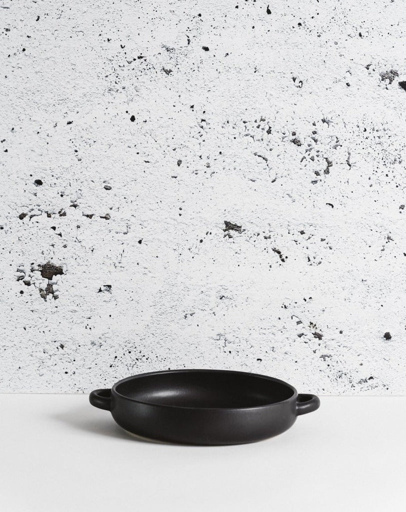 Stoneware Dinner Plate With Handles 7.9" - touchGOODS