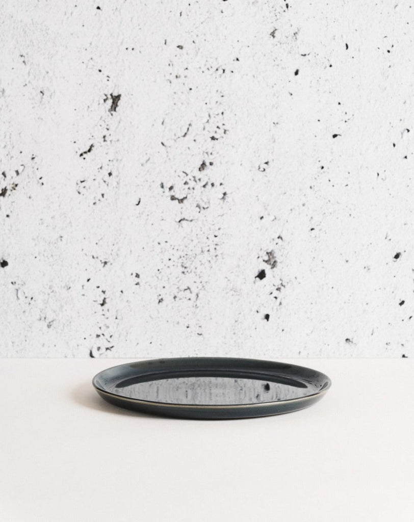 Stoneware Flat Salad/Dinner Plate | Edan 9.4" - touchGOODS