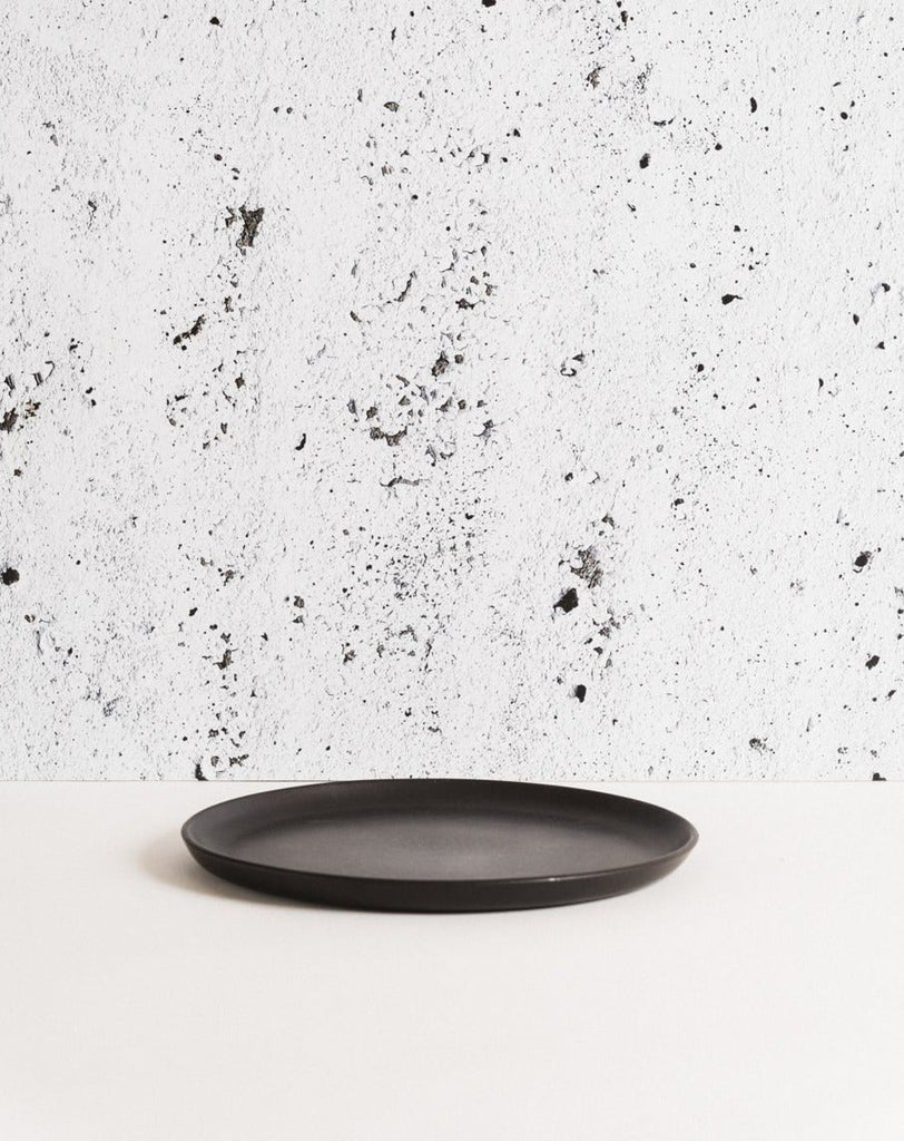 Stoneware Flat Salad/Dinner Plate | Edan 9.4" - touchGOODS