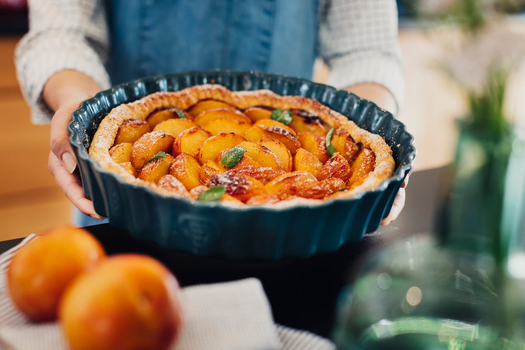 Deep Tart Dish - Mediterranean Blue - touchGOODS