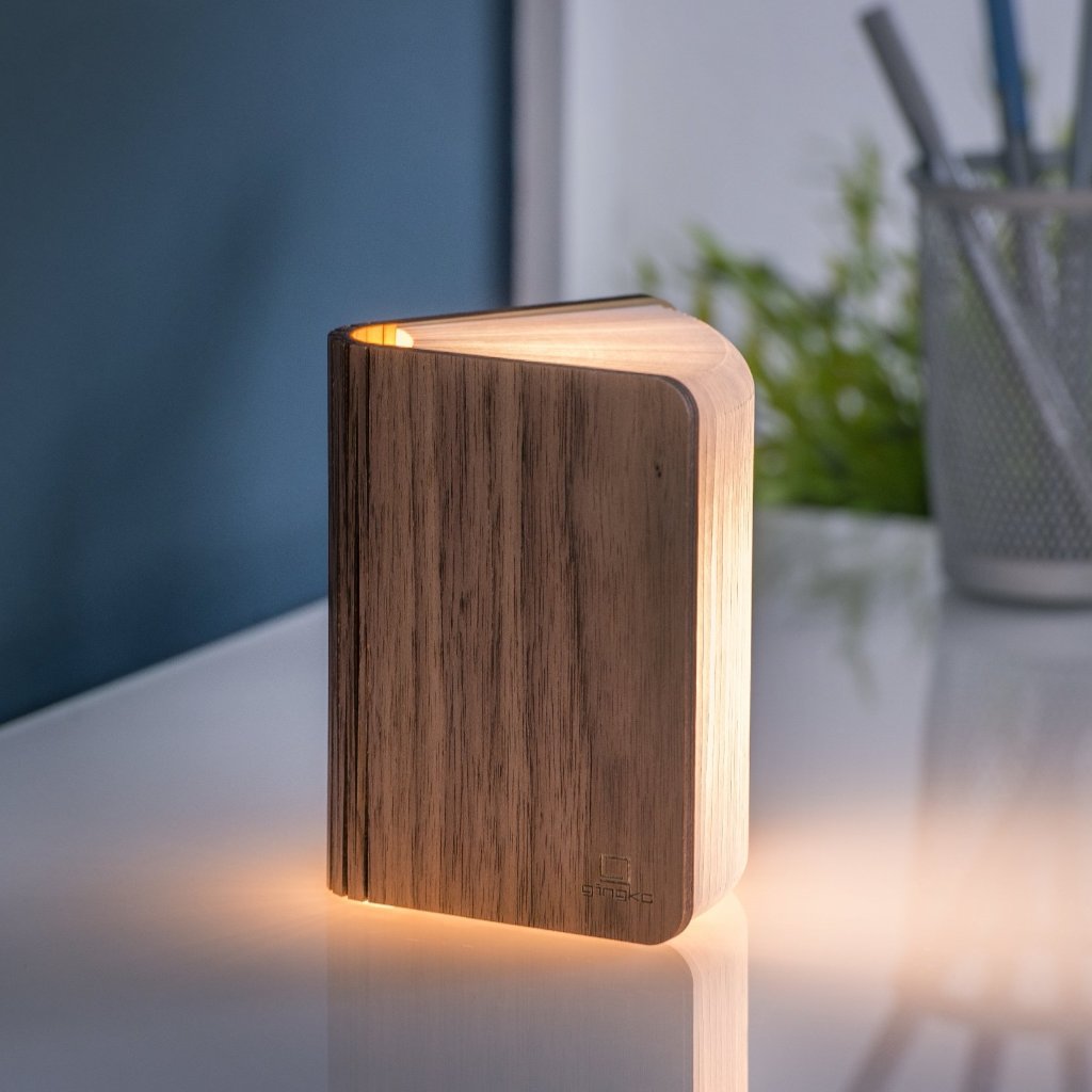 Natural Wood Smart Book Light - touchGOODS