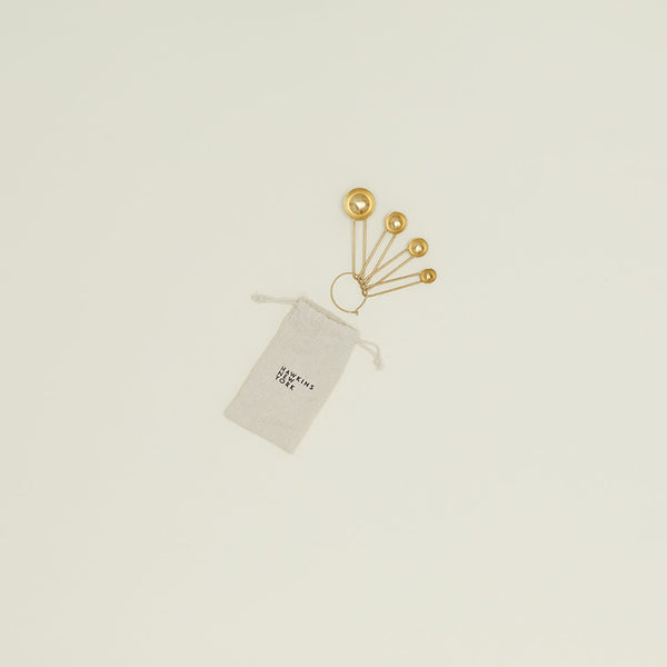 Simple Brass Measuring Spoons - touchGOODS