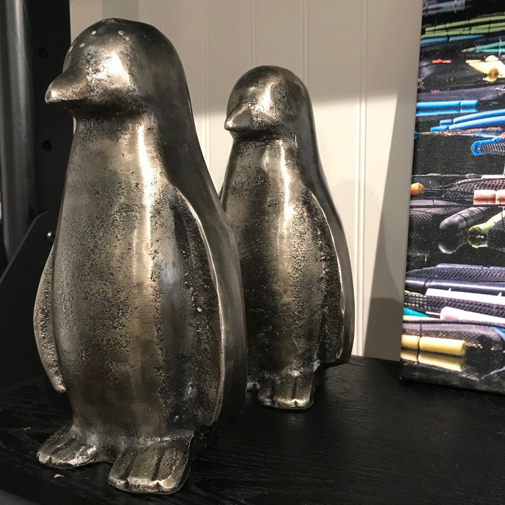 Mr. Popper! Brushed Pewter Penguin | touchGOODS